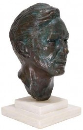 SIGNED SMALLEY BRONZE SCULPTUR