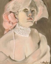 SIGNED STEPHENS (20TH C.) WOMA