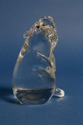 SIGNED STEUBEN CLEAR CRYSTAL B