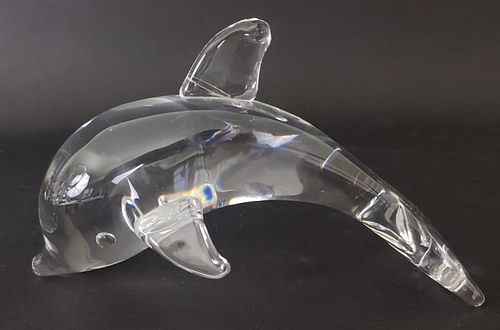 SIGNED STEUBEN CLEAR CRYSTAL