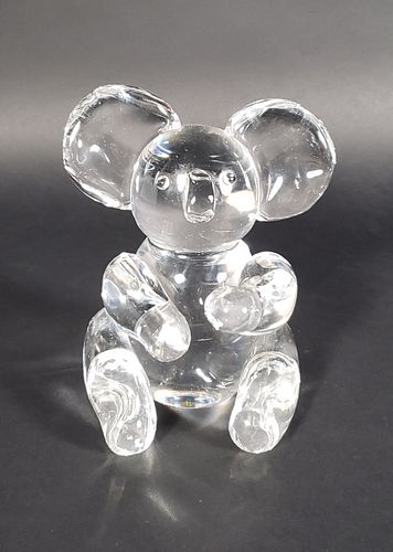 SIGNED STEUBEN CLEAR CRYSTAL