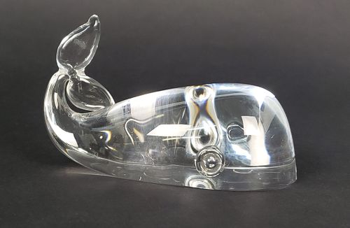 SIGNED STEUBEN CLEAR CRYSTAL