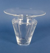 SIGNED STEUBEN CLEAR CRYSTAL F