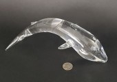 SIGNED STEUBEN CLEAR CRYSTAL H