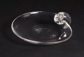 SIGNED STEUBEN CLEAR GLASS CAN
