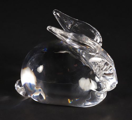 SIGNED STEUBEN CLEAR GLASS