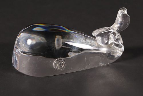 SIGNED STEUBEN CLEAR GLASS