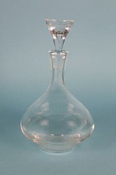 SIGNED STEUBEN CRYSTAL DECANTE