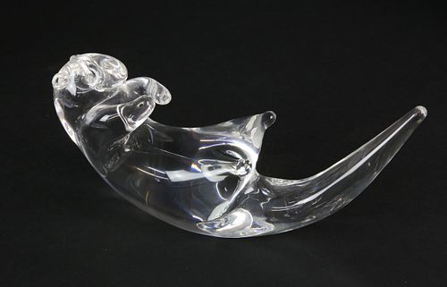 SIGNED STEUBEN CRYSTAL SEA