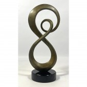 Signed STRAIN Modernist Bronze
