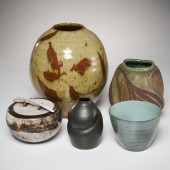 SIGNED STUDIO POTTERY, INCL. M