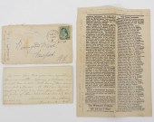 SIGNED SUSAN B. ANTHONY LETTER