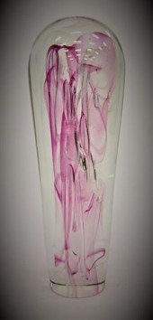 SIGNED TALL STUDIO ART GLASS O