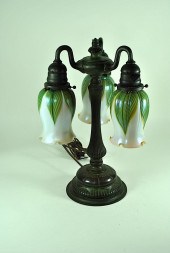 SIGNED TIFFANY STUDIOS NY BRON