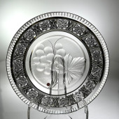 SIGNED TUTHILL VINTAGE CUT GLA