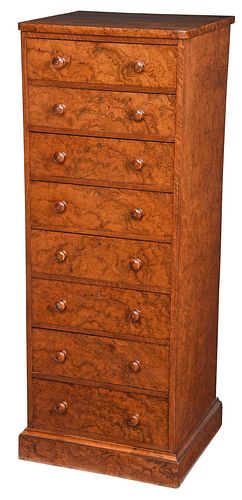 SIGNED VICTORIAN WALNUT EIGHT
