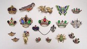 SIGNED VINTAGE CROWN, BUG, AND