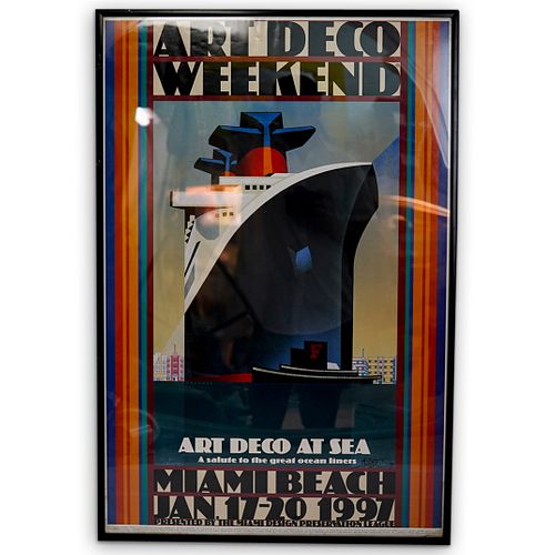 SIGNED VINTAGE MIAMI BEACH