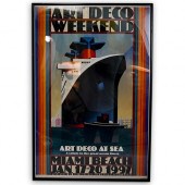 SIGNED VINTAGE MIAMI BEACH POS