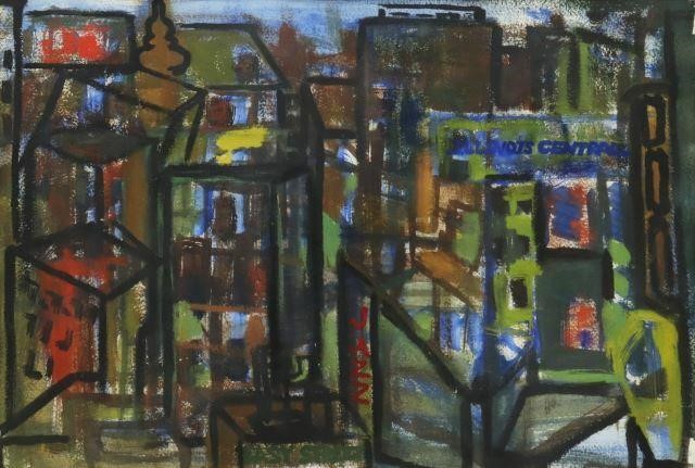 SIGNED WATSON CHICAGO SKYLINE AT