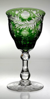 SIGNED WEBB ENGLISH CUT GLASS