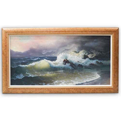 SIGNED WEEKLY OIL ON CANVAS