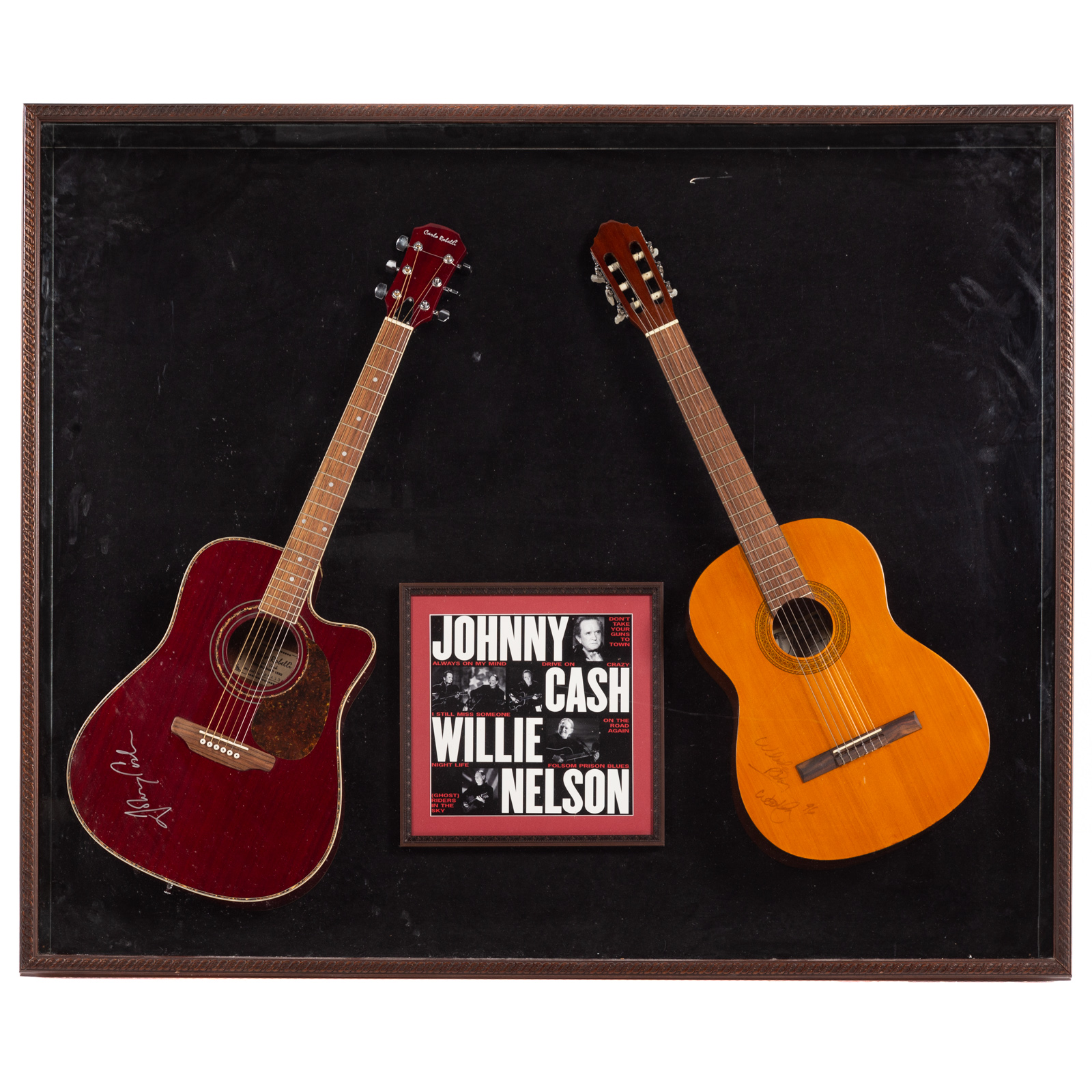 SIGNED WILLIE NELSON & JOHNNY