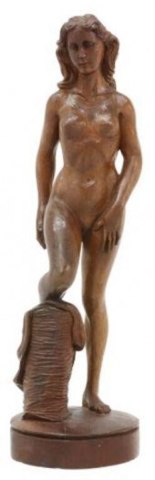 SIGNED YEPEZ CARVED WOOD SCULP