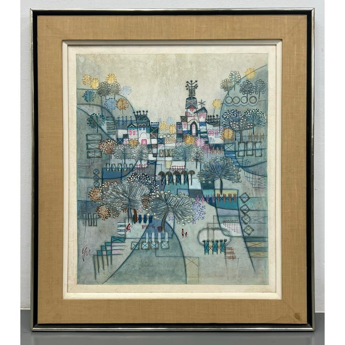 Signed YU HESHI Modernist