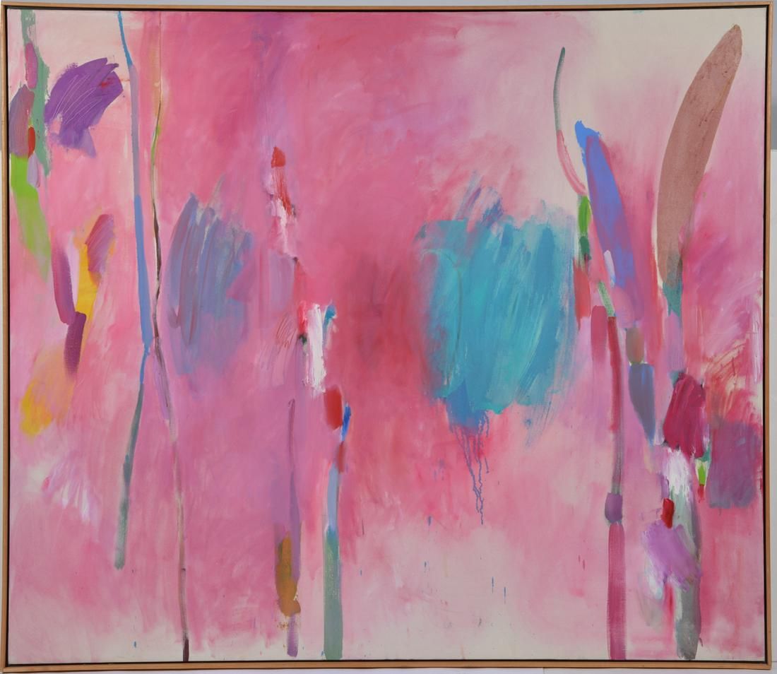 SIGRID BURTON ABSTRACT PAINTING,