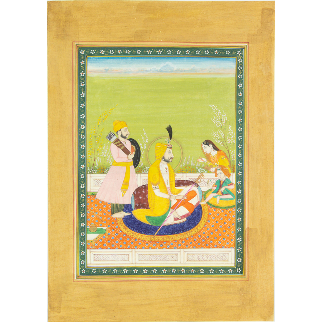 SIKH SCHOOL, MINIATURE PAINTING