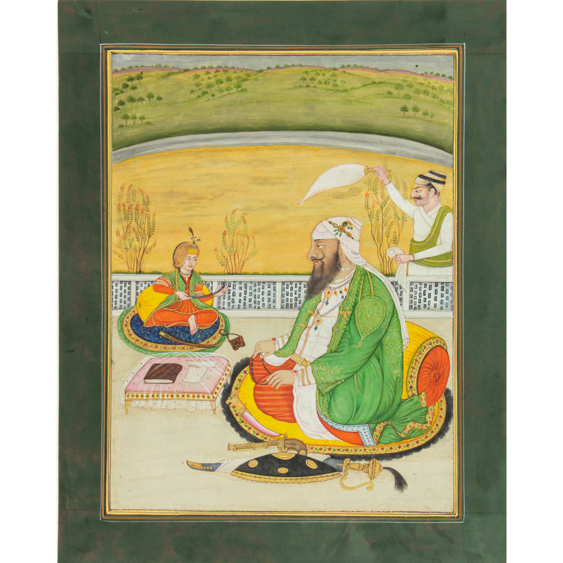 SIKH SCHOOL, MINIATURE PAINTING
