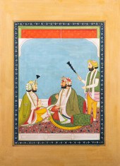SIKH SCHOOL, MINIATURE PAINTIN
