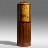 Silas Kopf. Marquetry cabinet