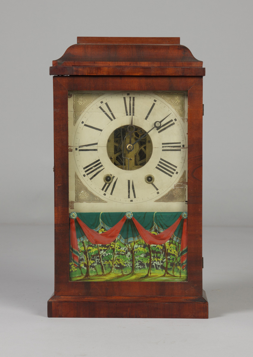 Silas Terry Shelf Clock Mahogany