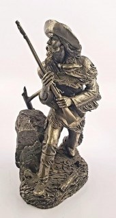 "SILENT FOE" PEWTER BY JIM PON