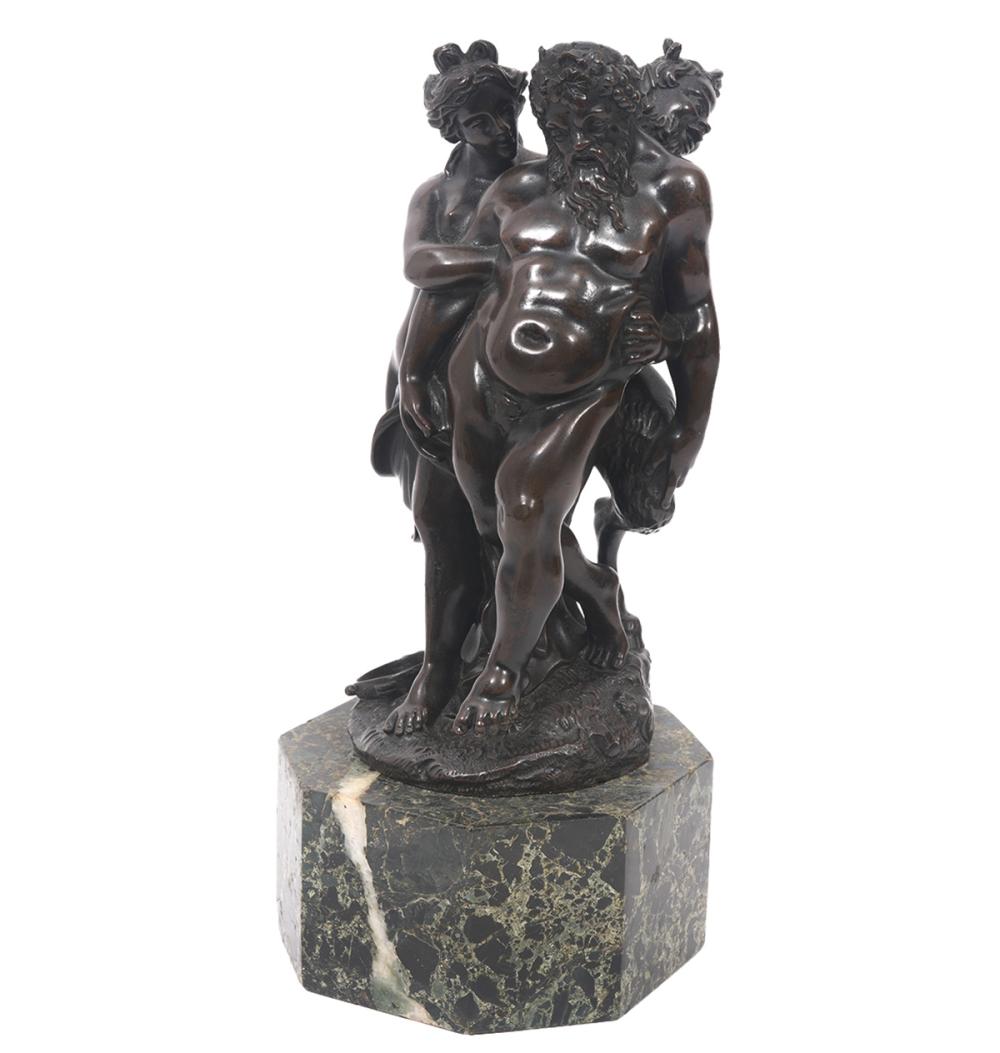 SILENUS, BACCHANTE & SATYR