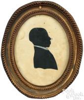 SILHOUETTE OF A CLERGYMAN, CA.