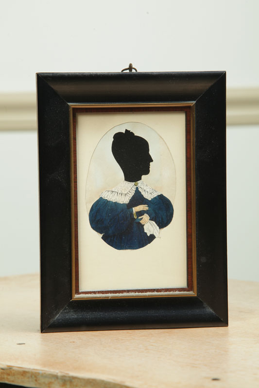 SILHOUETTE OF A GIRL.  American 