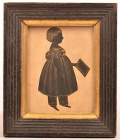 SILHOUETTE OF A YOUNG GIRL ATT
