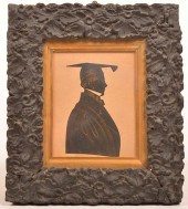 SILHOUETTE OF A YOUNG MAN ATTR