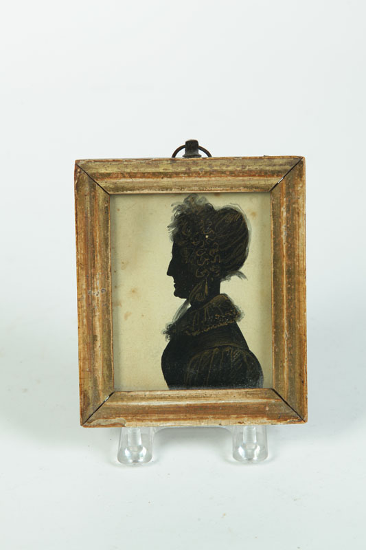 SILHOUETTE.  Probably American  1st