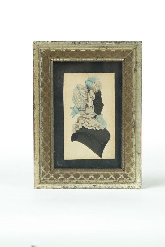 SILHOUETTE.  Probably American  1st