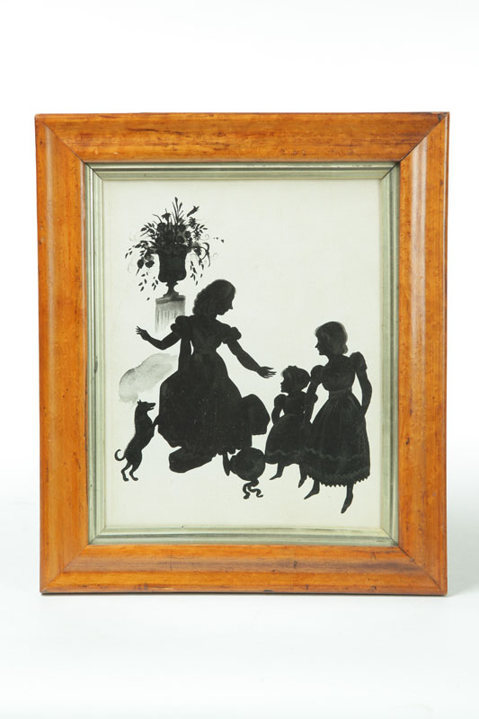 SILHOUETTES OF FAMILY.  American 