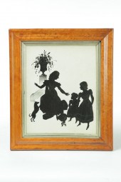 SILHOUETTES OF FAMILY.  Americ