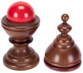 SILK AND BALL VASE.Silk and Ba