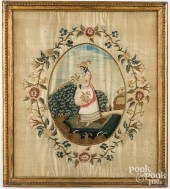 SILK AND CHENILLE EMBROIDERY,