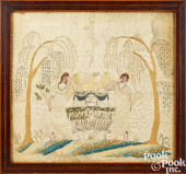 SILK AND PAINTED ON SILK NEEDL