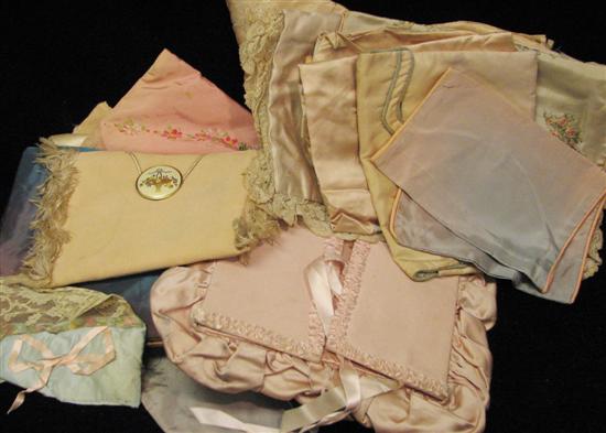 Silk and satin  many embroidered