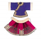 SILK EMBROIDERED LADY'S SKIRT